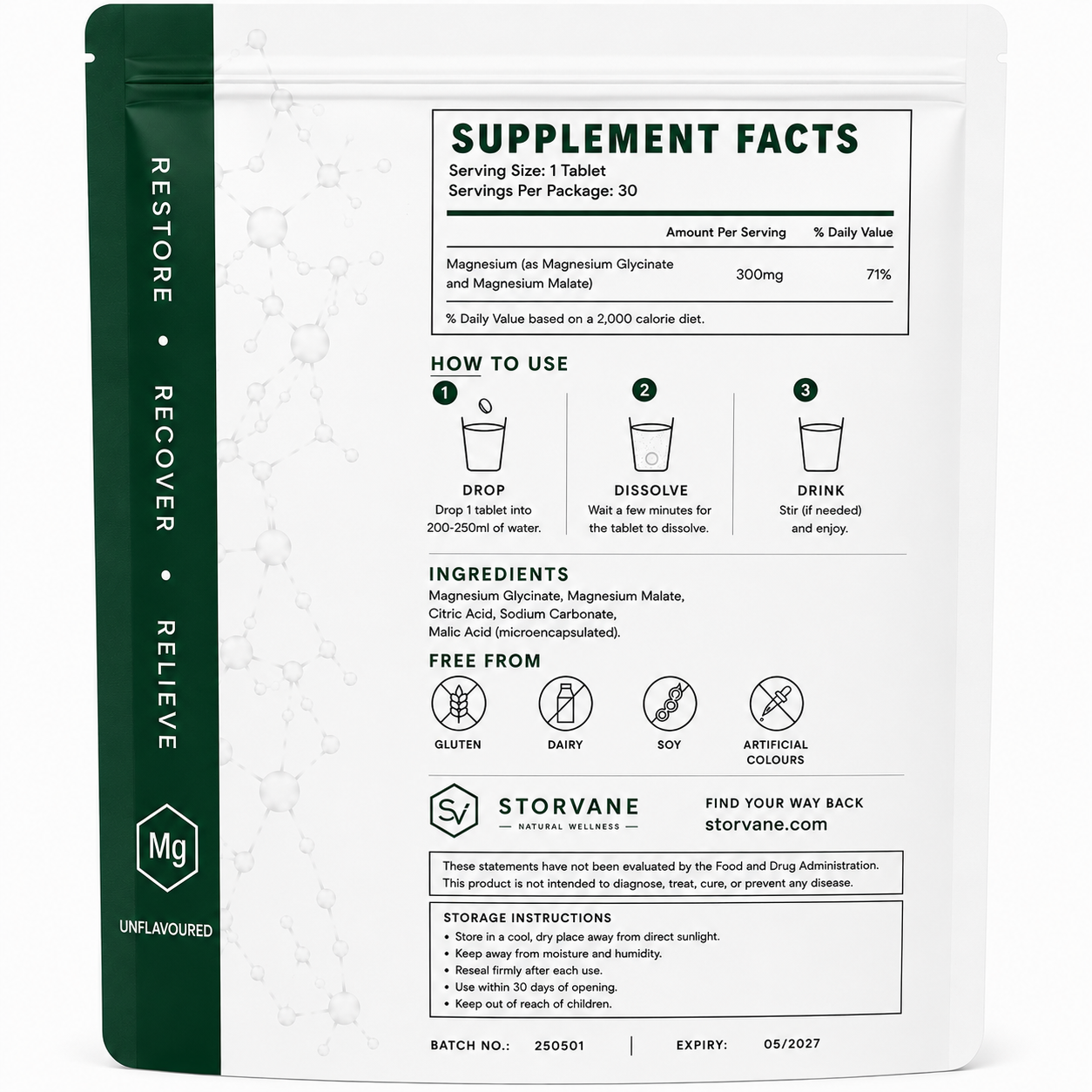 Ionic Magnesium Complex (300mg Elemental Verified)